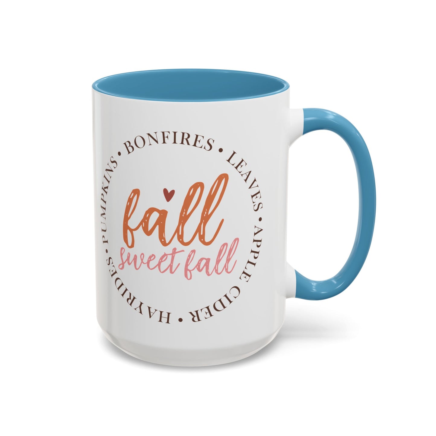 Fall Sweet Fall Autumn Mug | 11oz and 15oz Ceramic Coffee Cup | Cozy Fall Design