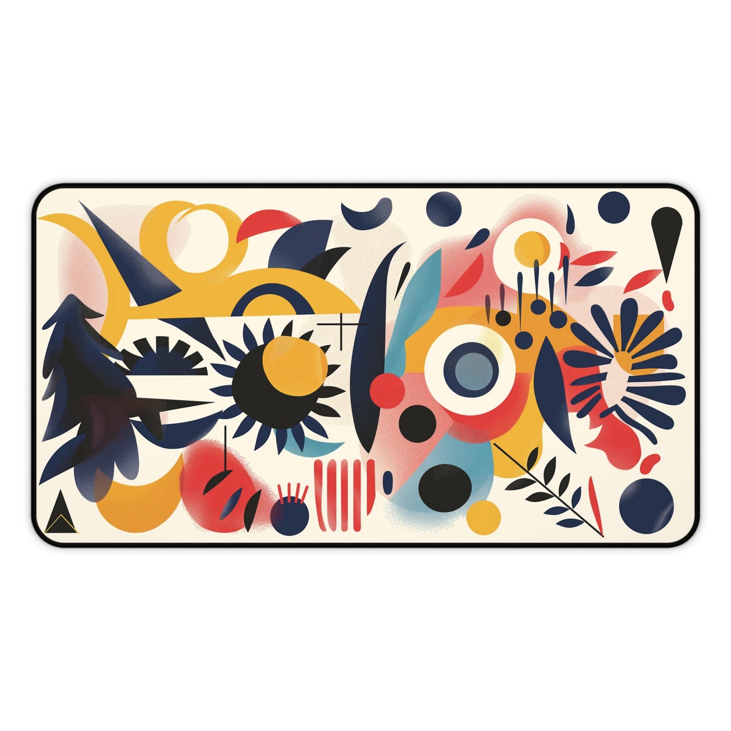 Abstract Modern Art Desk Mat | Neoprene Mouse Pad | Anti-Slip Office Desk Mat | 3 Sizes Available