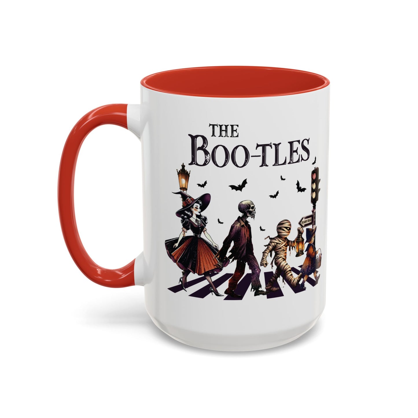 The BOO-tles Halloween Mug | 11oz and 15oz Ceramic Coffee Cup | Funny Halloween Music Design