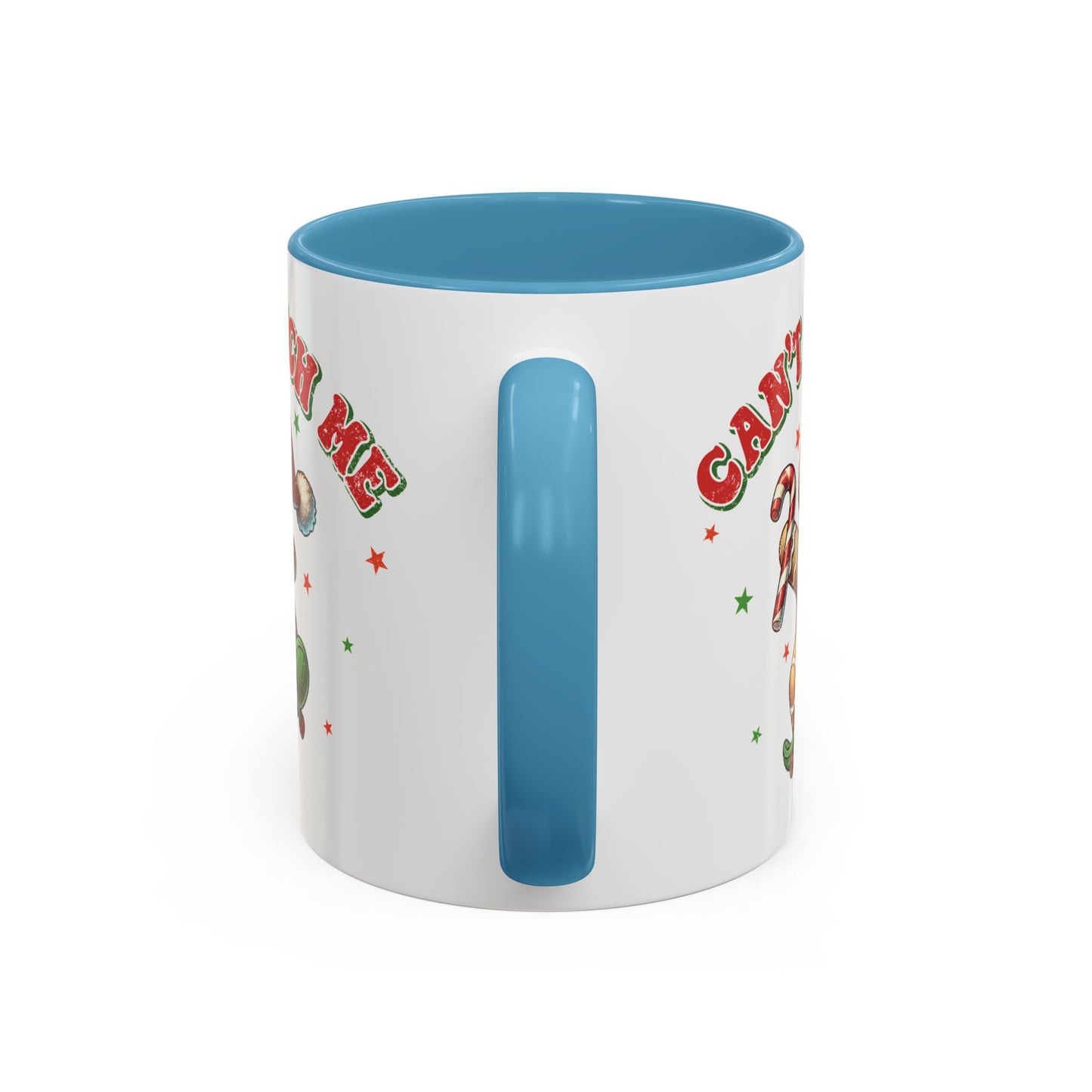 Can't Catch Me Gingerbread Mug - Fun Holiday Skateboarding Gingerbread Design - Perfect for Christmas Cheer