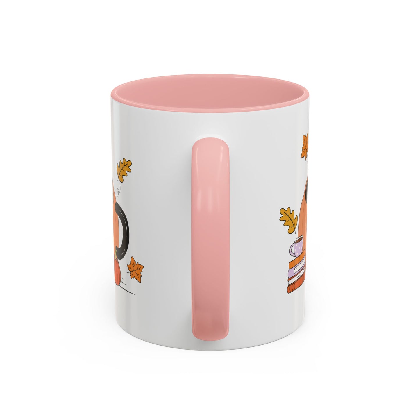 Cozy Ghost in Pumpkin Mug | 11oz and 15oz Ceramic Coffee Cup | Cute Autumn & Halloween Design