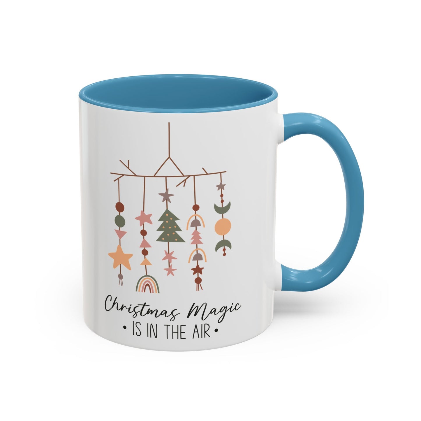 Christmas Magic Is in the Air Mug | Minimalist Christmas Decor Design | Holiday Coffee Mug | Festive Drinkware