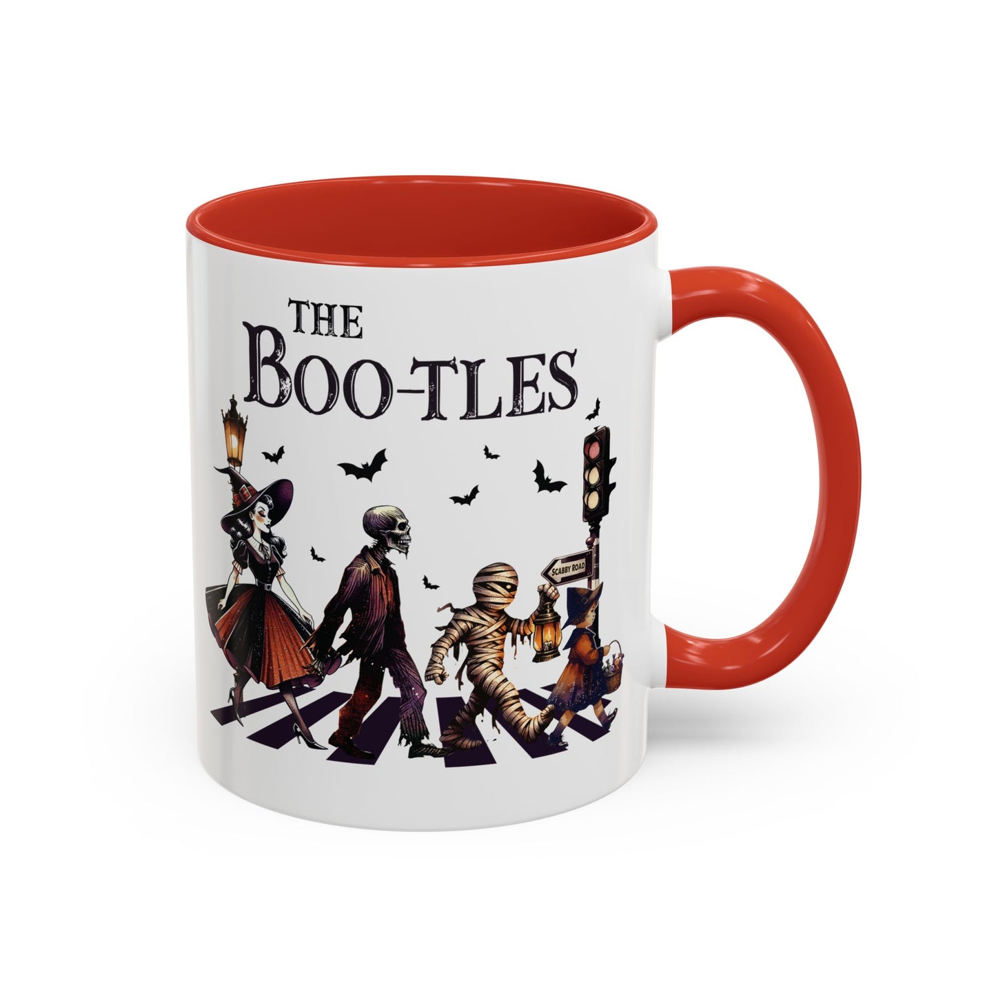 The BOO-tles Halloween Mug | 11oz and 15oz Ceramic Coffee Cup | Funny Halloween Music Design