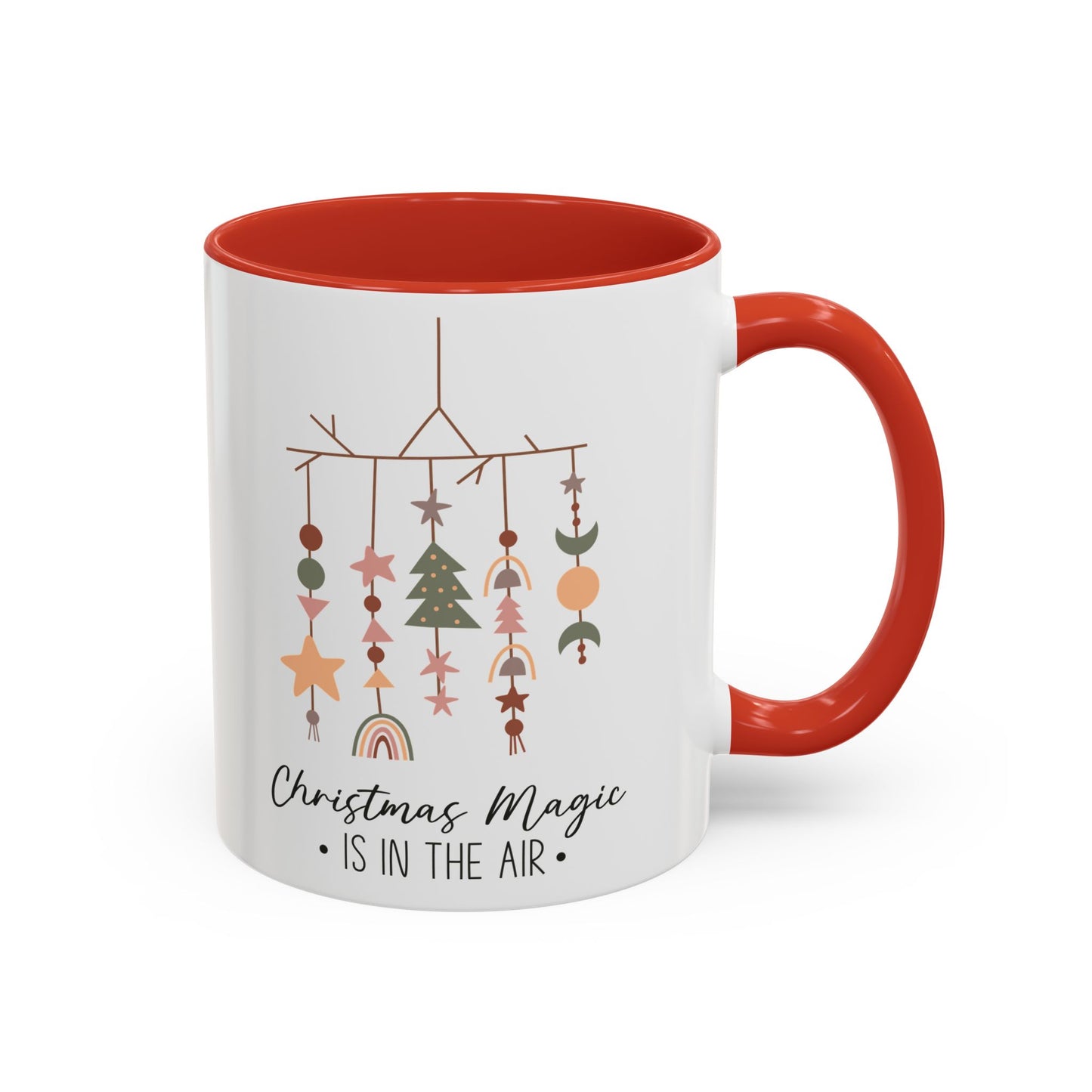 Christmas Magic Is in the Air Mug | Minimalist Christmas Decor Design | Holiday Coffee Mug | Festive Drinkware