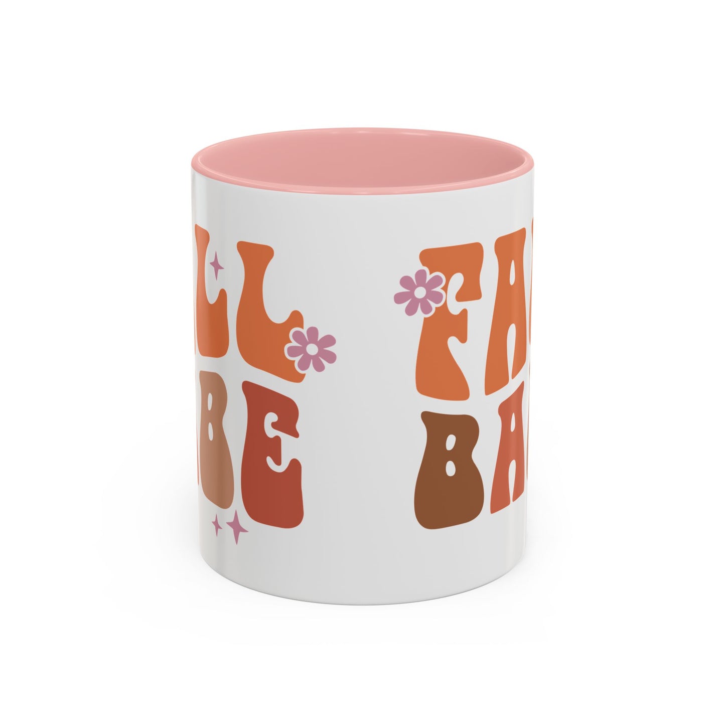 Fall Babe Ceramic Mug - 11oz/15oz Autumn Coffee Cup | Cozy Fall Gift | 5 Color Options | Retro Fall Design Mug