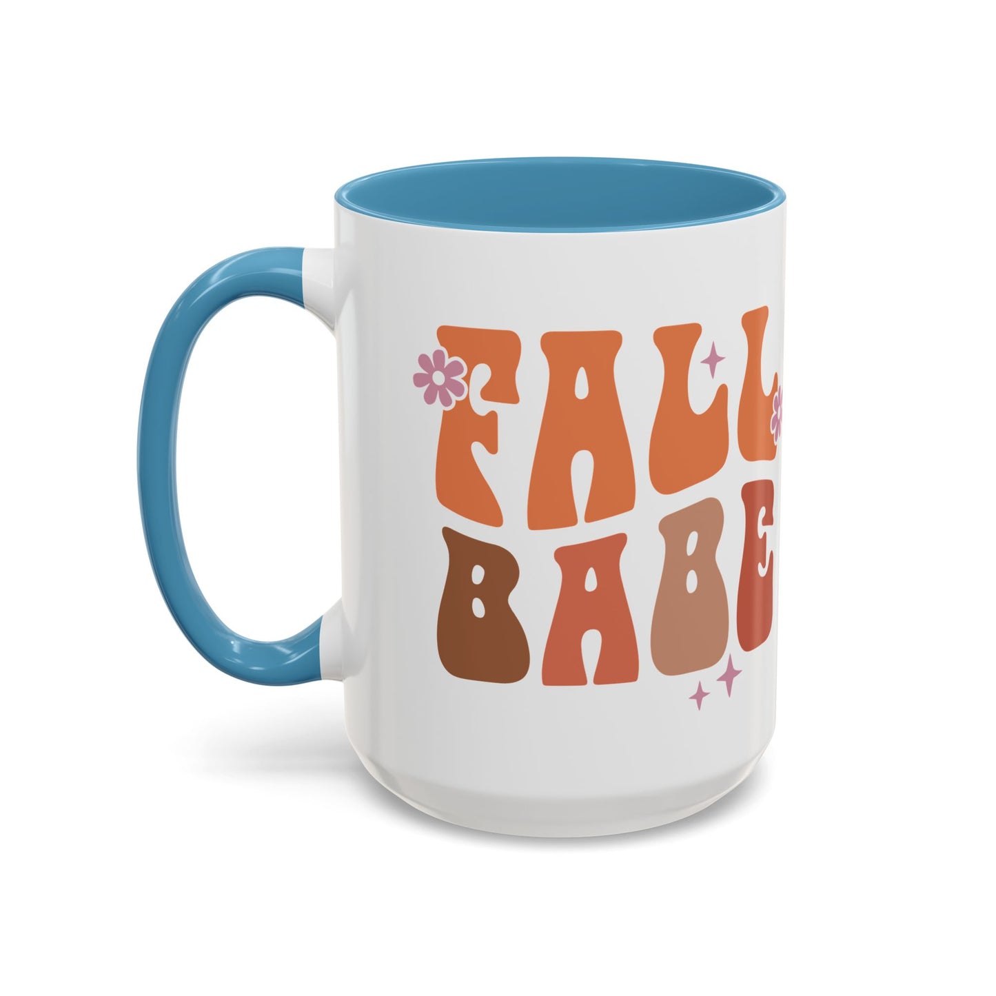 Fall Babe Ceramic Mug - 11oz/15oz Autumn Coffee Cup | Cozy Fall Gift | 5 Color Options | Retro Fall Design Mug