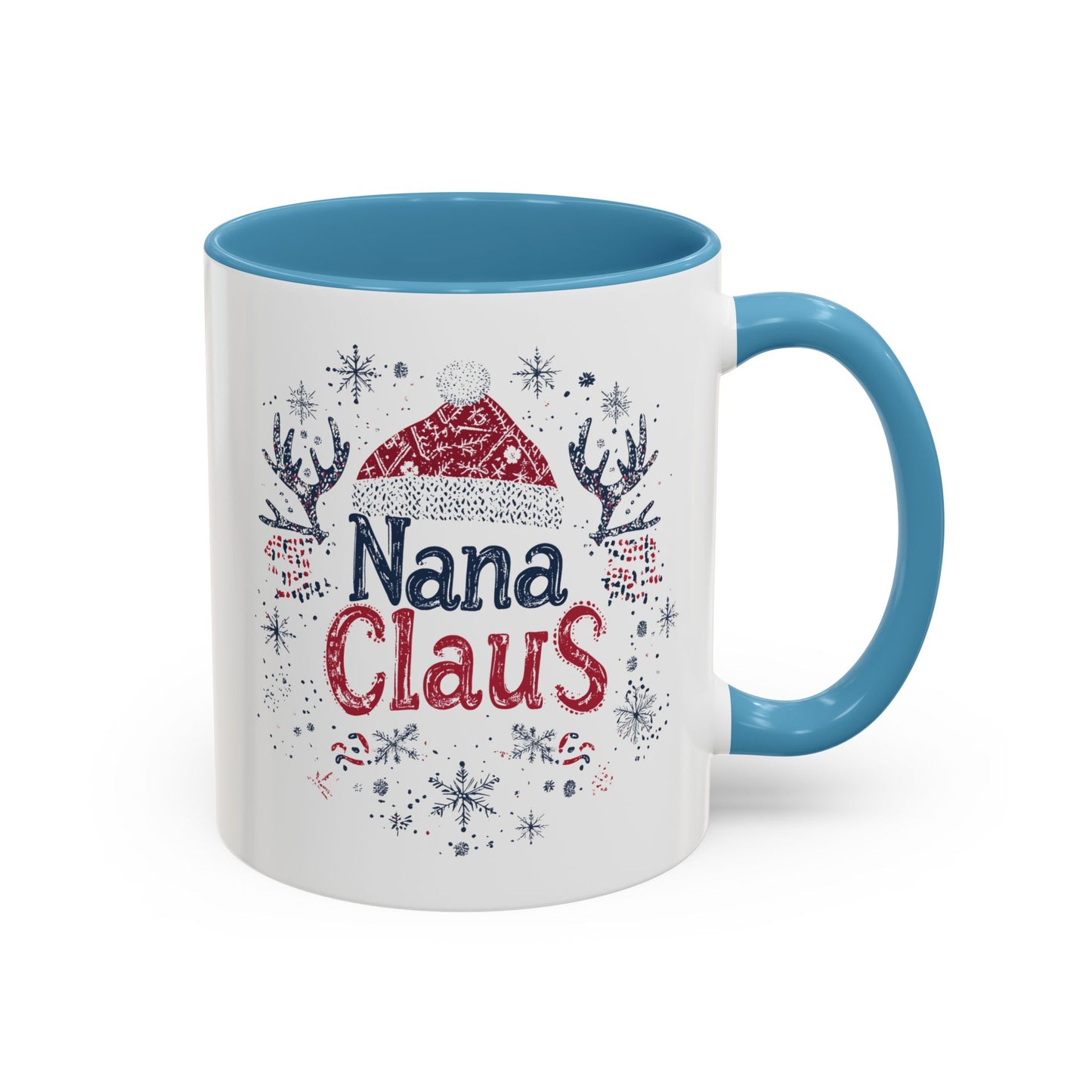 Nana Claus Ceramic Mug - Fun and Festive Christmas Design - Perfect for Grandmas Who Love the Holidays