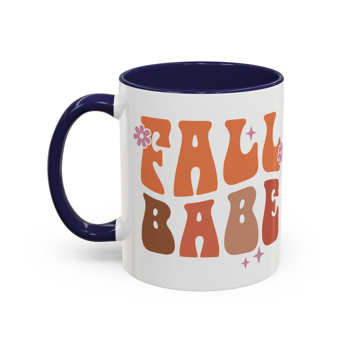 Fall Babe Ceramic Mug - 11oz/15oz Autumn Coffee Cup | Cozy Fall Gift | 5 Color Options | Retro Fall Design Mug