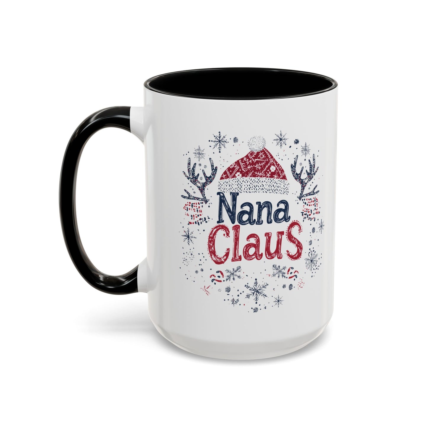 Nana Claus Ceramic Mug - Fun and Festive Christmas Design - Perfect for Grandmas Who Love the Holidays