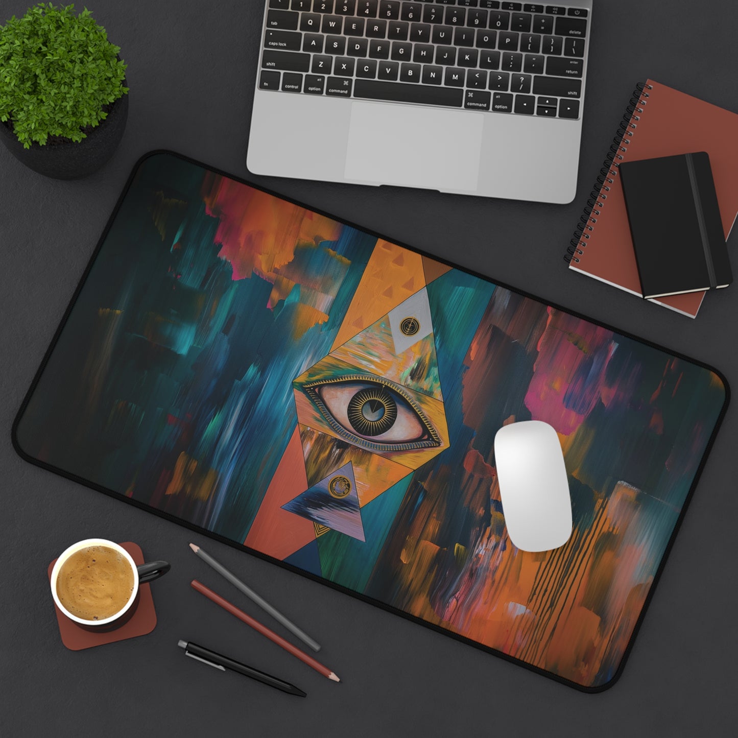 Mystical Eye Desk Mat | Neoprene | Anti-Slip | 3 Sizes