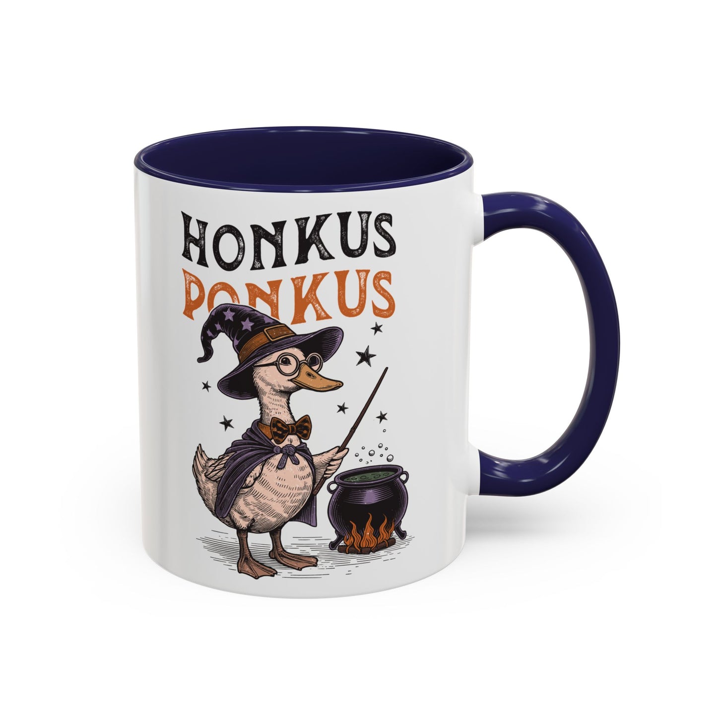 Honkus Ponkus Mug | Witchy Goose Halloween Mug | Funny Animal Magic Cup | 11oz and 15oz Ceramic Mug