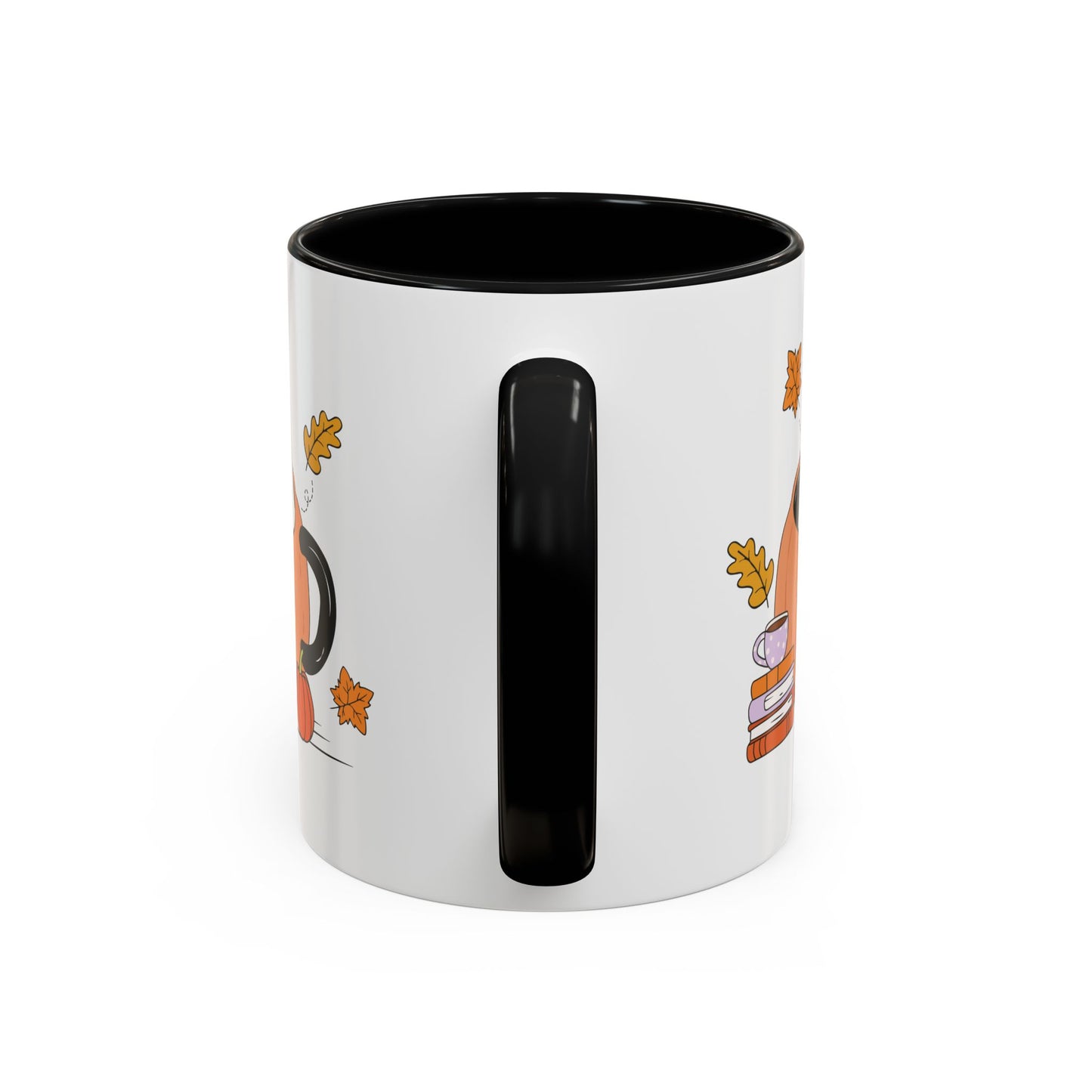 Cozy Ghost in Pumpkin Mug | 11oz and 15oz Ceramic Coffee Cup | Cute Autumn & Halloween Design