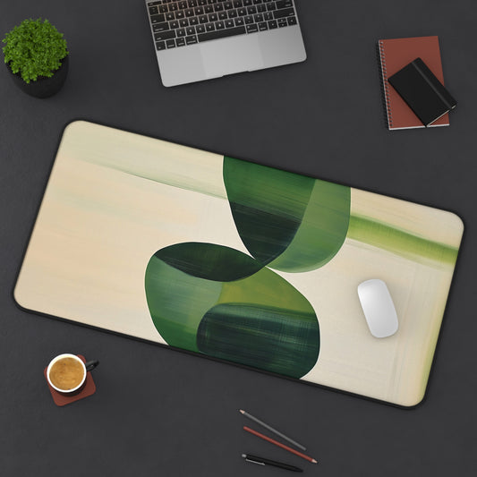 Abstract Green Art Mousepad, Gaming Mousepad, Large Mousepad, Keyboard Mouse Mat, Desk Pad for Work Game Home XL 3 Sizes