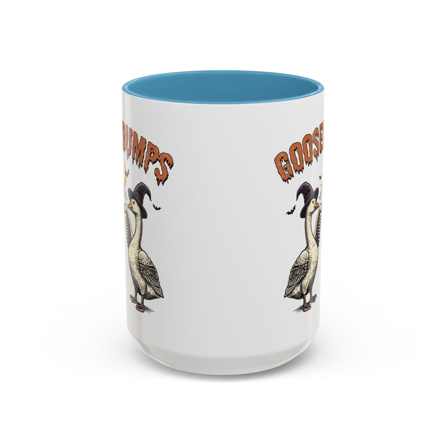 Goosebumps Halloween Mug | Funny Goose Coffee Mug | Spooky Season Farmhouse Mug | 11oz and 15oz Ceramic Mug