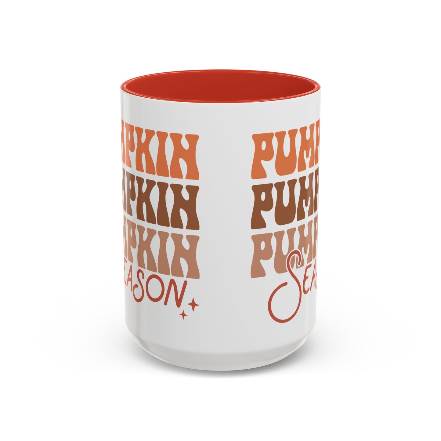 Pumpkin Season Ceramic Mug - 11oz/15oz Fall Coffee Cup | Cozy Autumn Gift | 5 Color Options | Retro Pumpkin Design Mug