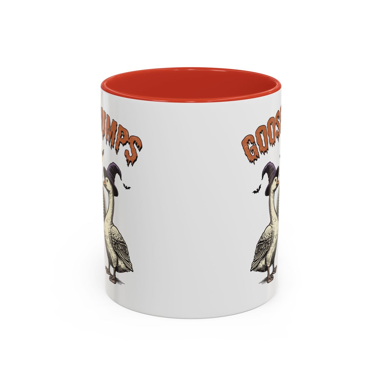 Goosebumps Halloween Mug | Funny Goose Coffee Mug | Spooky Season Farmhouse Mug | 11oz and 15oz Ceramic Mug