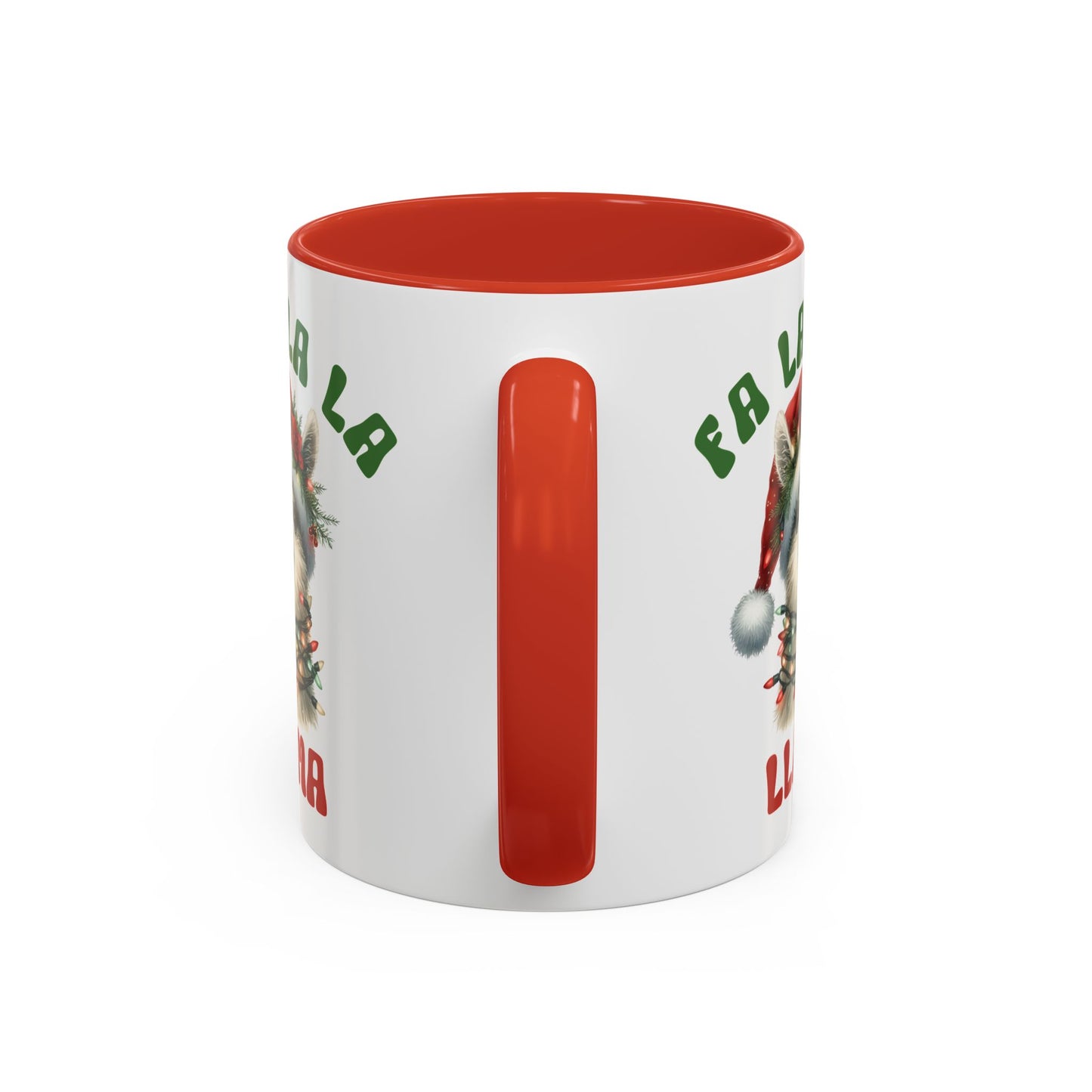 Fa La La La Llama Mug - Adorable Christmas Llama Design - Perfect for Holiday Fun