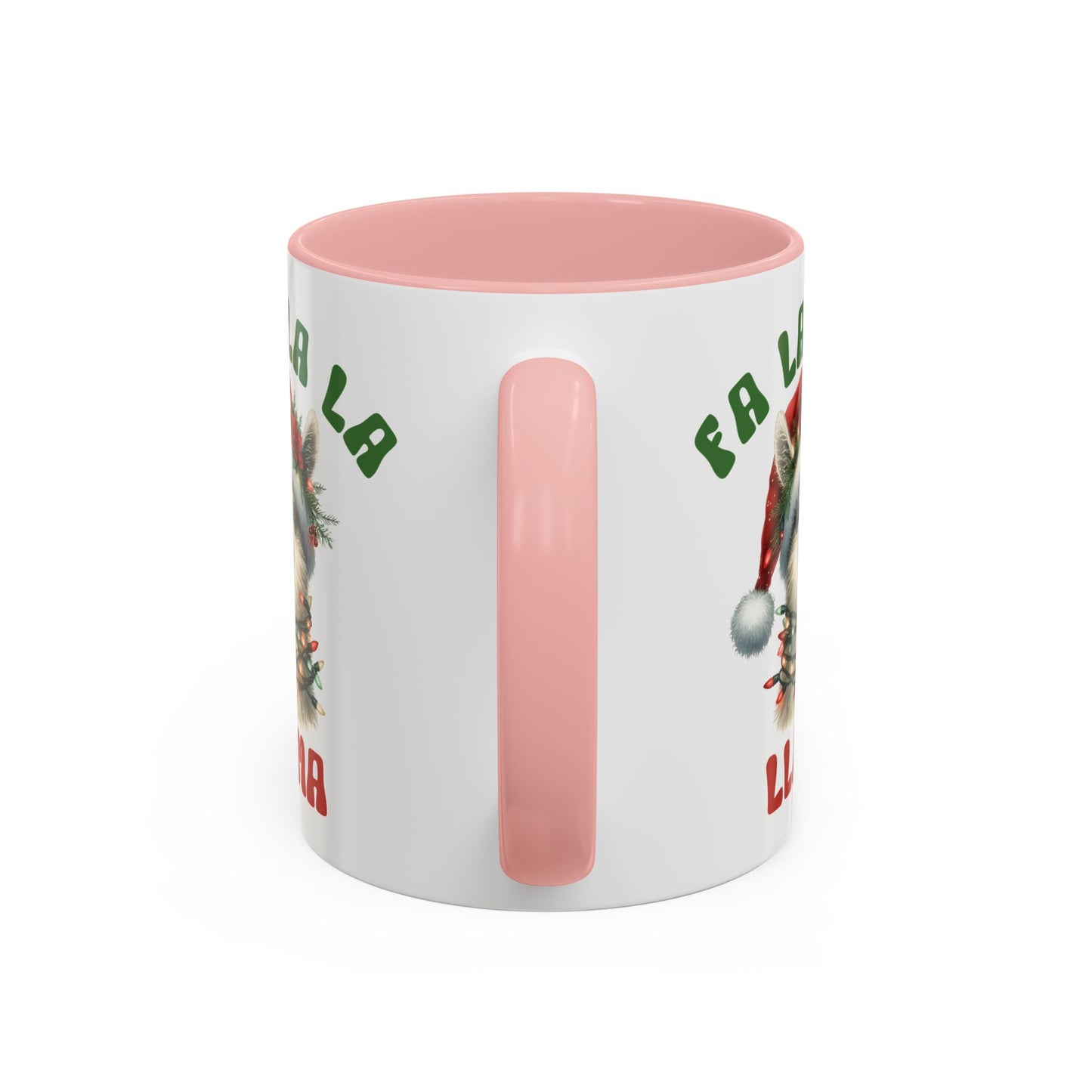 Fa La La La Llama Mug - Adorable Christmas Llama Design - Perfect for Holiday Fun