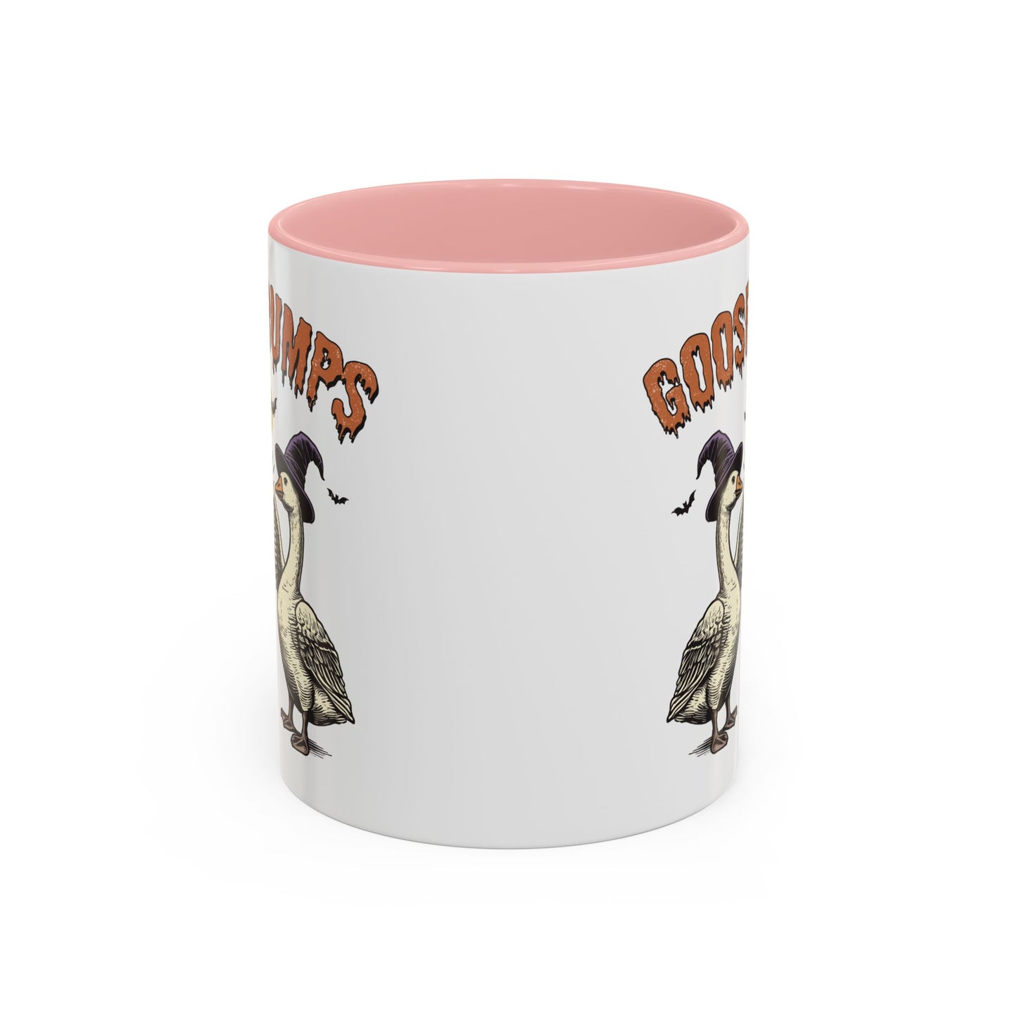 Goosebumps Halloween Mug | Funny Goose Coffee Mug | Spooky Season Farmhouse Mug | 11oz and 15oz Ceramic Mug