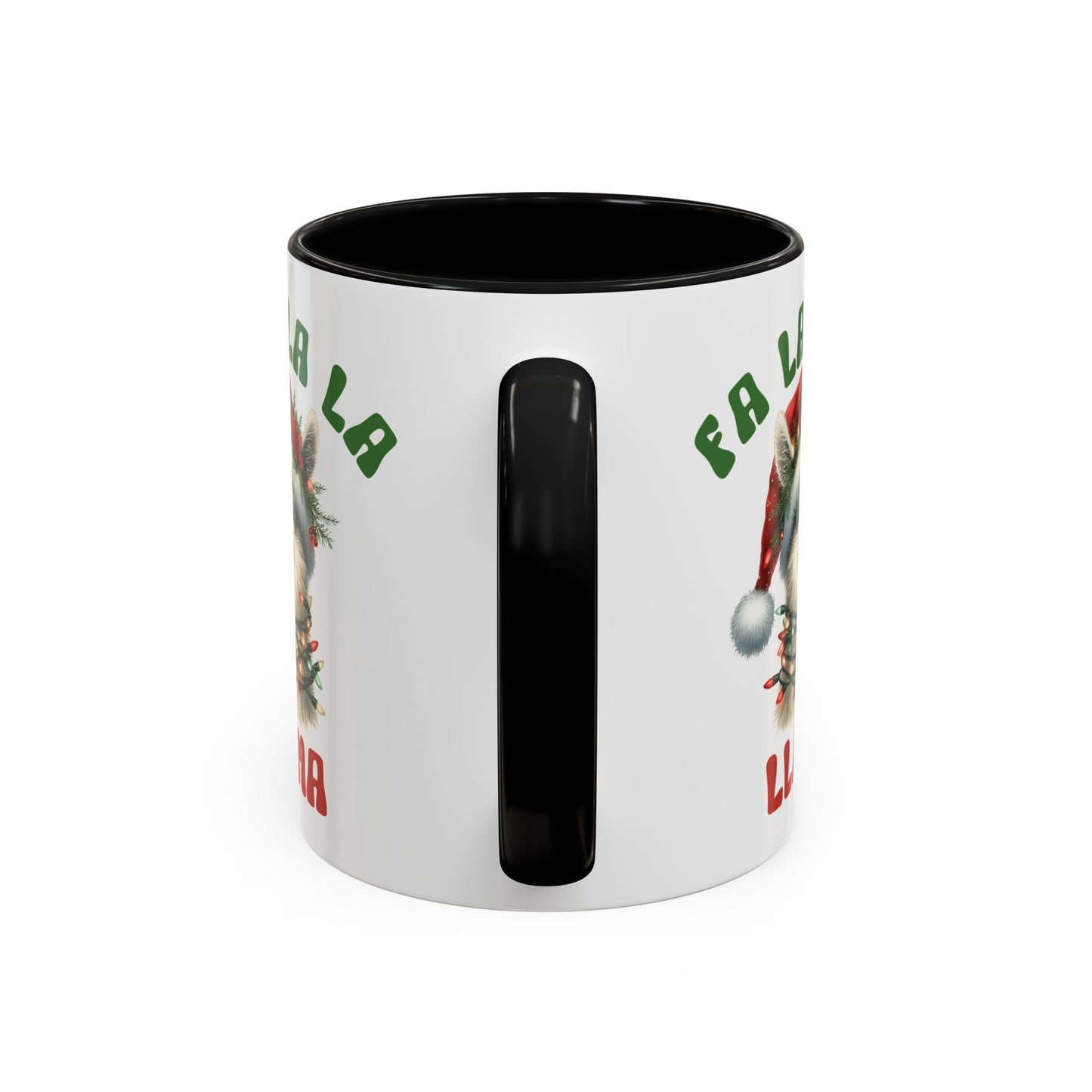 Fa La La La Llama Mug - Adorable Christmas Llama Design - Perfect for Holiday Fun