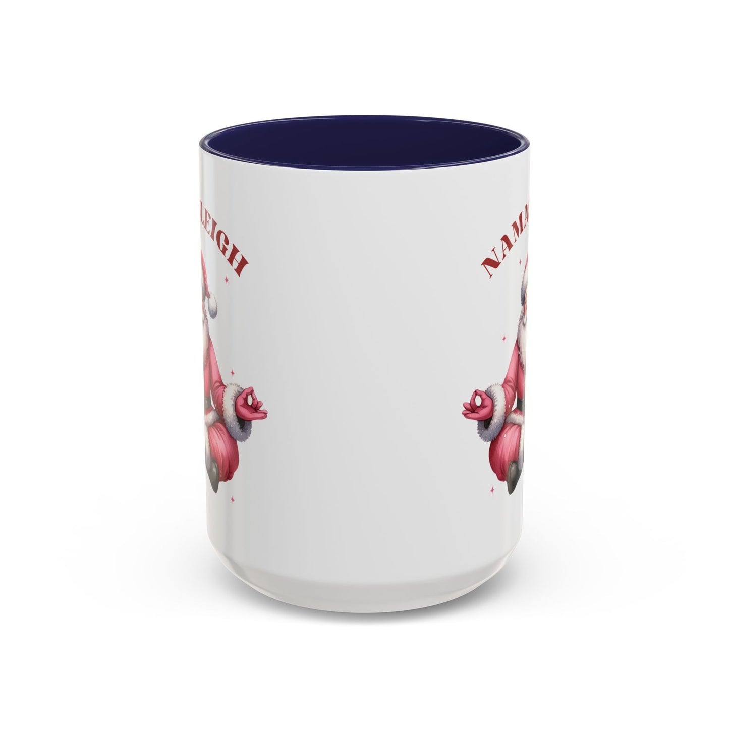 Namasleigh Santa Mug | Yoga Christmas Mug | Funny Holiday Coffee Cup