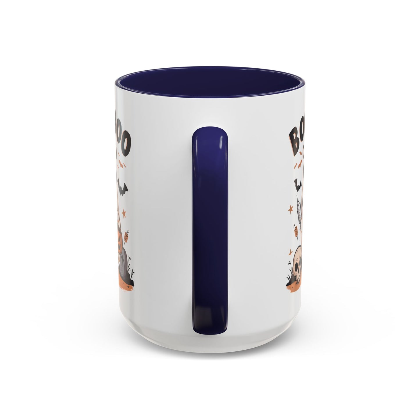 Boo Boo Crew Halloween Mug | Cute Ghost Nurse Design | 11oz and 15oz Ceramic Coffee Cup