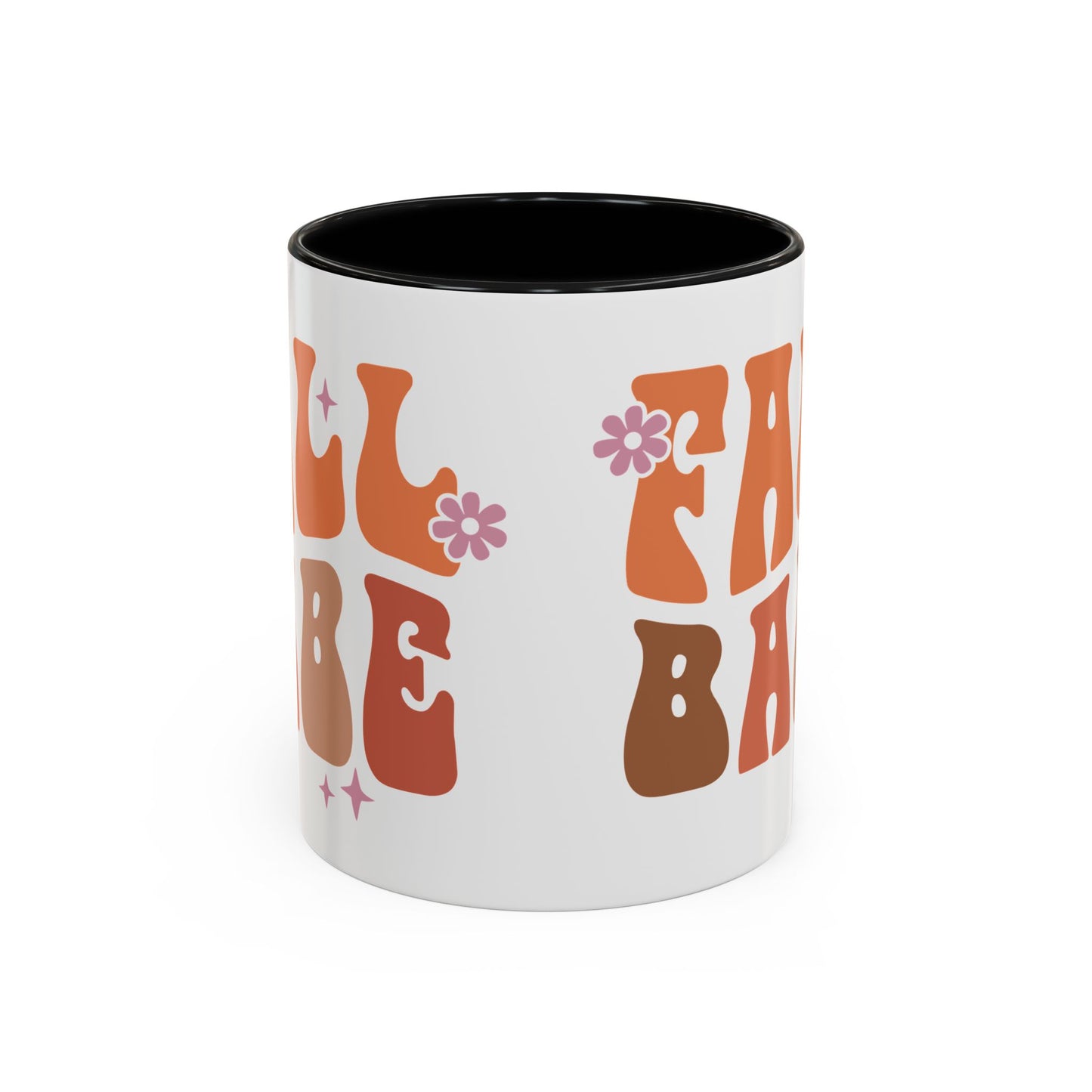 Fall Babe Ceramic Mug - 11oz/15oz Autumn Coffee Cup | Cozy Fall Gift | 5 Color Options | Retro Fall Design Mug