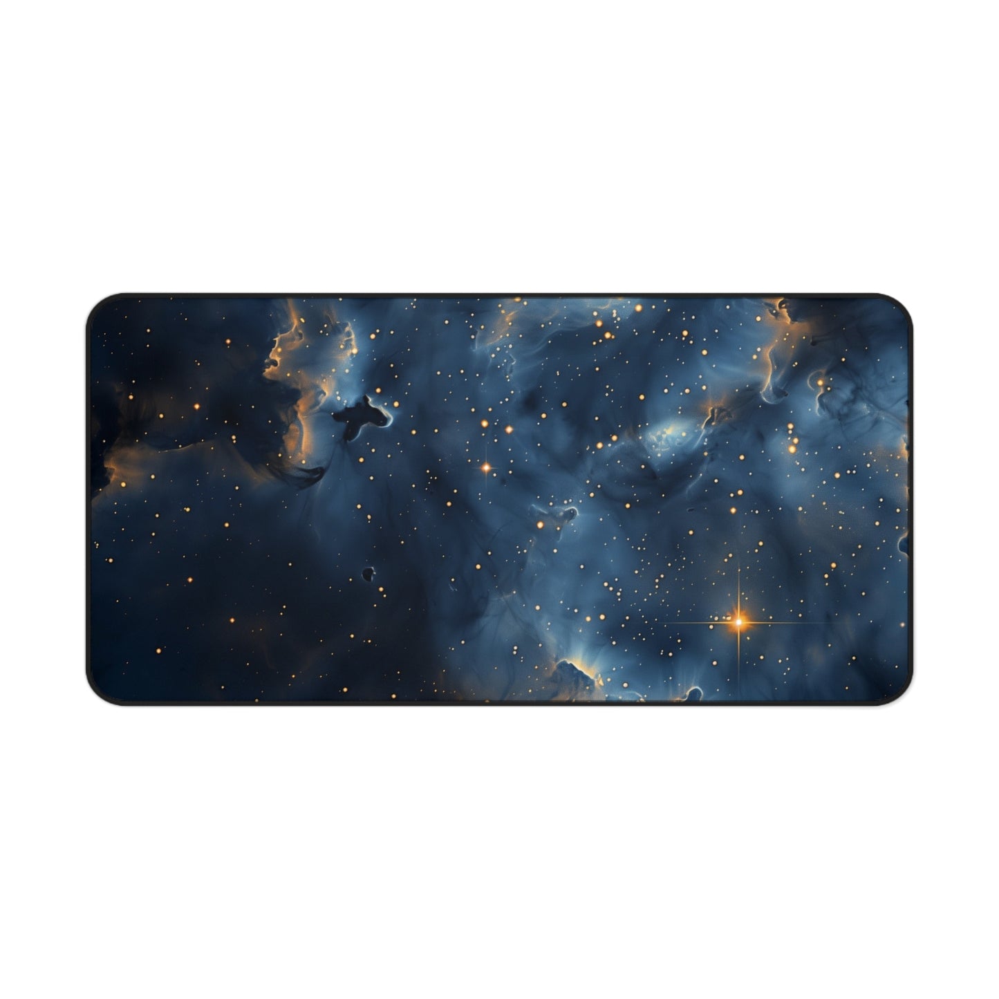 Cosmic Nebula Computer Desk Mat | Deep Space Mouse Pad | Anti-Slip Neoprene Desk Mat for Home Office | 3 Sizes Available