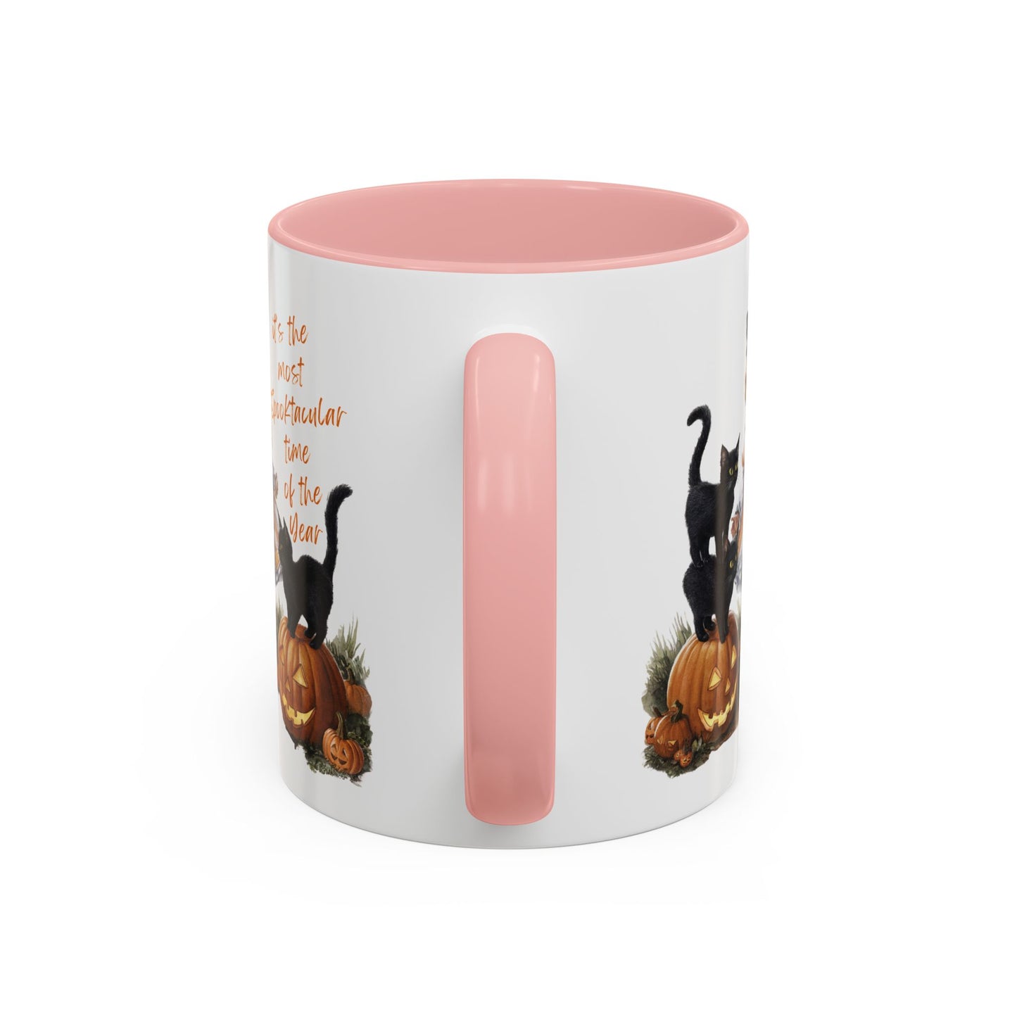 Most Spooktacular Time of the Year Mug | Vintage Halloween Girl with Black Cats and Pumpkins | Halloween Coffee Mug | Fall Drinkware