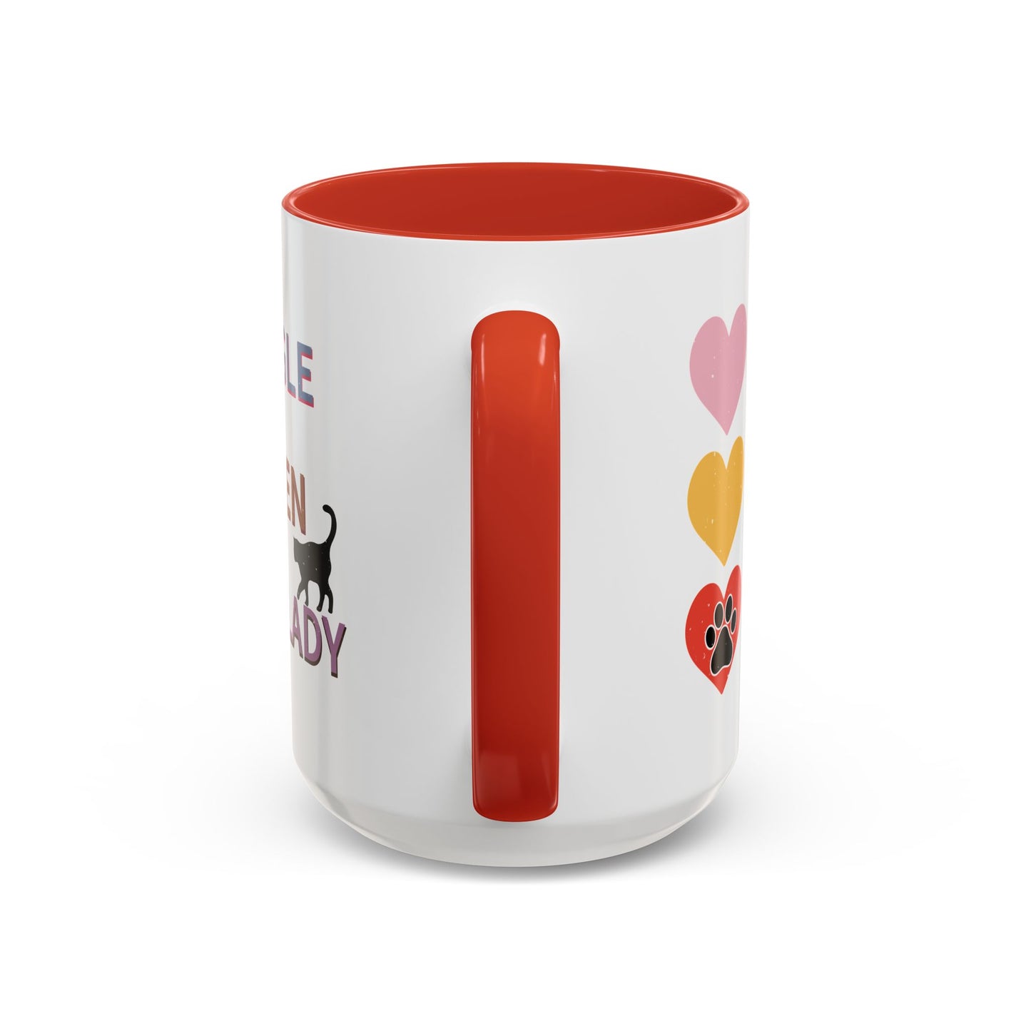 Single, Taken, Cat Lady Mug - Fun and Quirky Design for Cat Lovers - Perfect for Proud Cat Moms