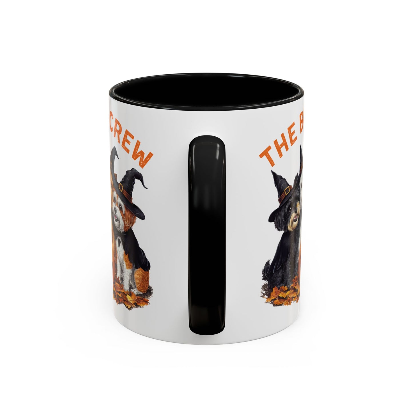 The Boo Crew Halloween Dog Mug | Adorable Dog Pack with Witch Hats | Spooky Fall Coffee Mug | Halloween Gift for Dog Lovers