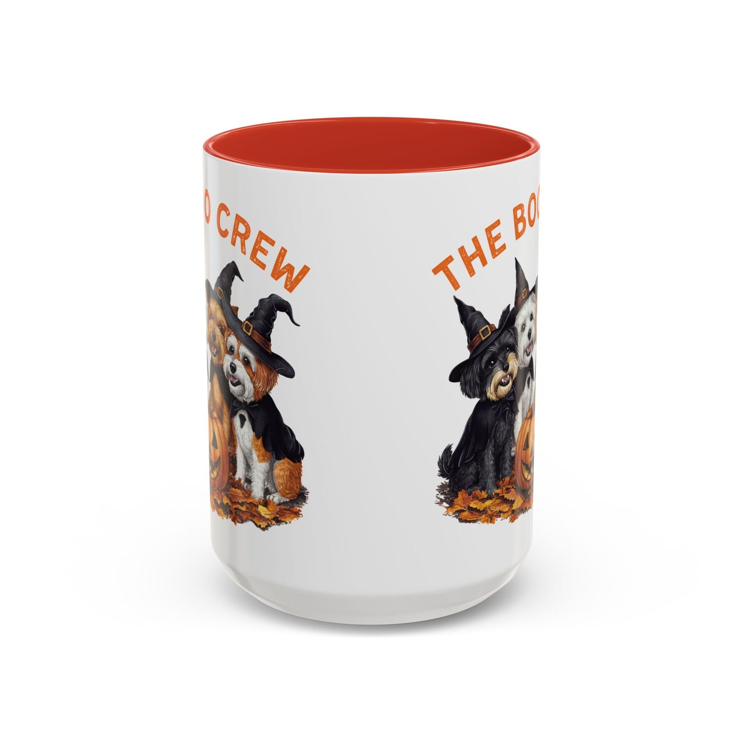 The Boo Crew Halloween Dog Mug | Adorable Dog Pack with Witch Hats | Spooky Fall Coffee Mug | Halloween Gift for Dog Lovers