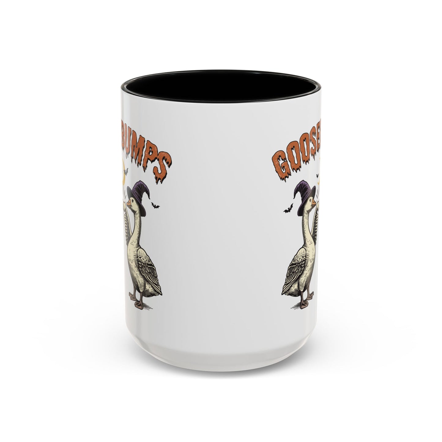 Goosebumps Halloween Mug | Funny Goose Coffee Mug | Spooky Season Farmhouse Mug | 11oz and 15oz Ceramic Mug