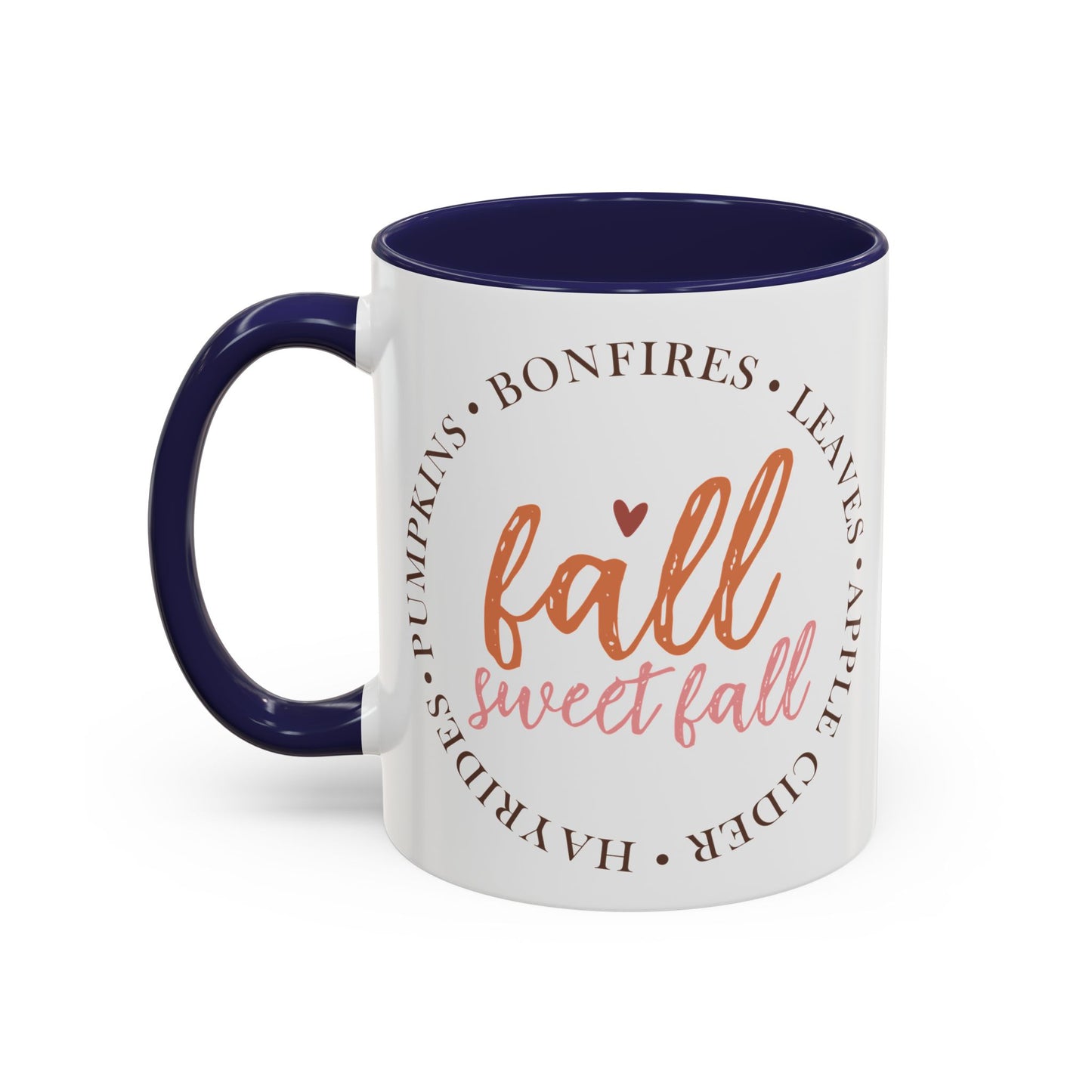 Fall Sweet Fall Autumn Mug | 11oz and 15oz Ceramic Coffee Cup | Cozy Fall Design