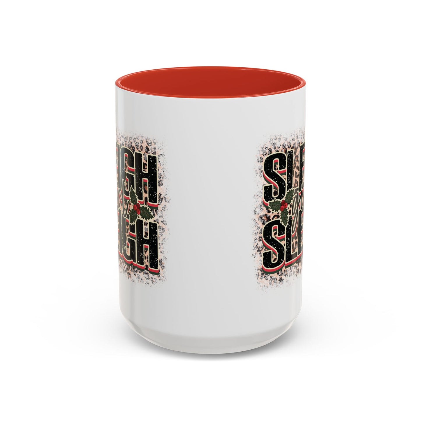 Sleigh Girl Sleigh Mug - Festive Leopard Print Christmas Design - Perfect for Fashionable Holiday Cheer