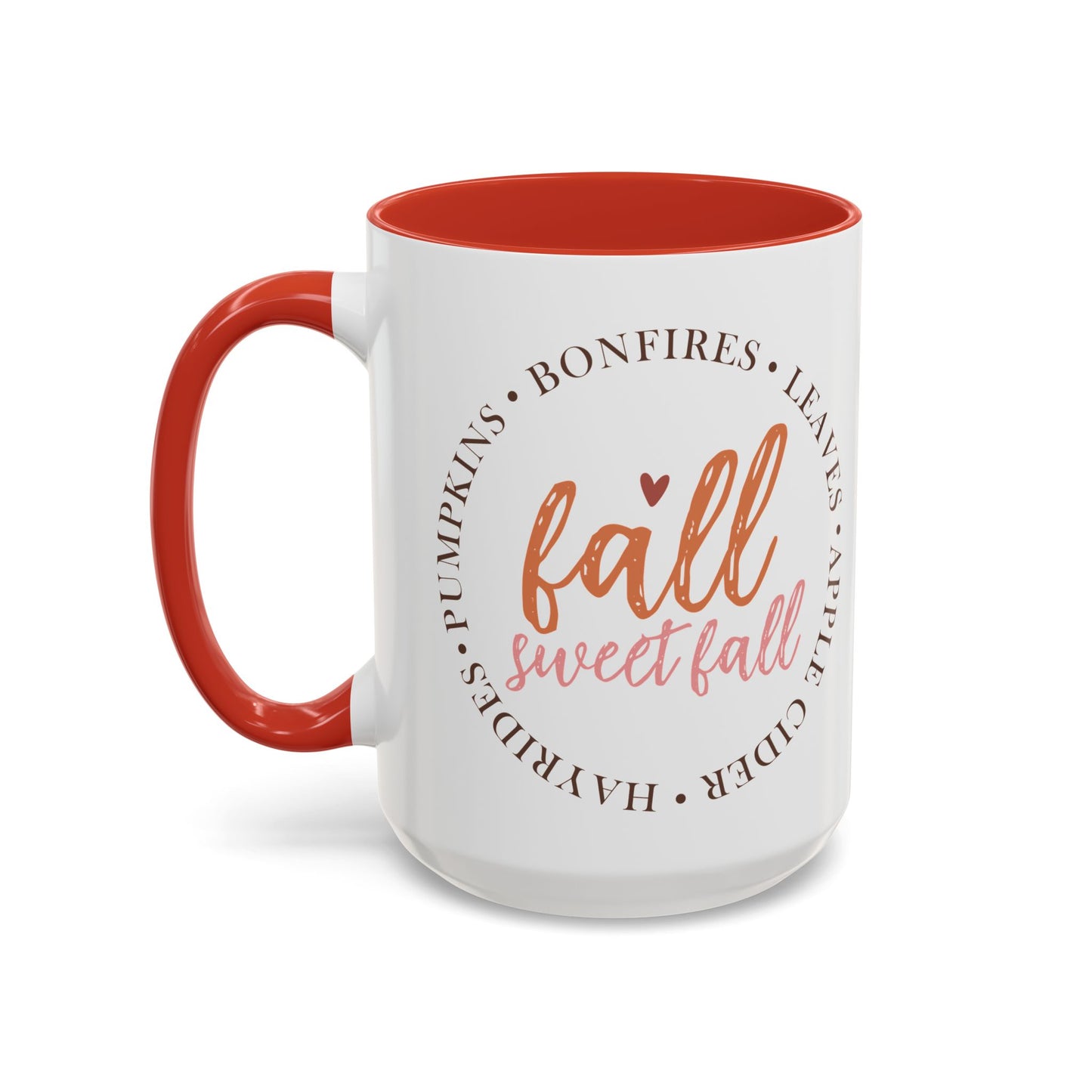 Fall Sweet Fall Autumn Mug | 11oz and 15oz Ceramic Coffee Cup | Cozy Fall Design