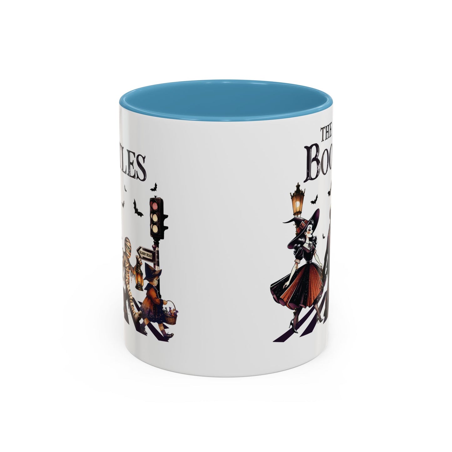 The BOO-tles Halloween Mug | 11oz and 15oz Ceramic Coffee Cup | Funny Halloween Music Design