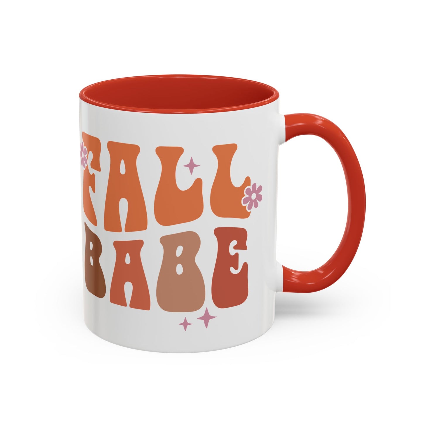 Fall Babe Ceramic Mug - 11oz/15oz Autumn Coffee Cup | Cozy Fall Gift | 5 Color Options | Retro Fall Design Mug