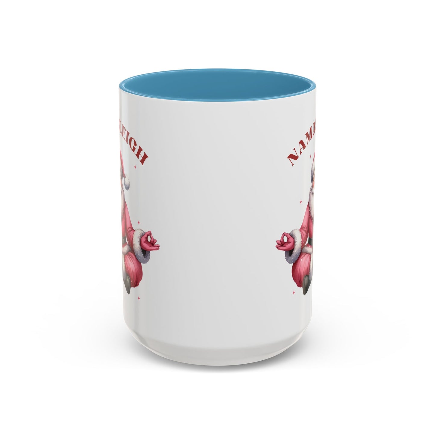 Namasleigh Santa Mug | Yoga Christmas Mug | Funny Holiday Coffee Cup