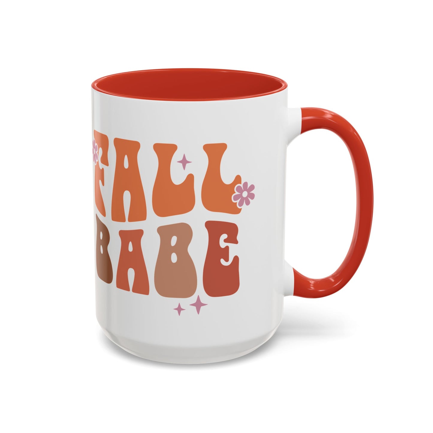 Fall Babe Ceramic Mug - 11oz/15oz Autumn Coffee Cup | Cozy Fall Gift | 5 Color Options | Retro Fall Design Mug