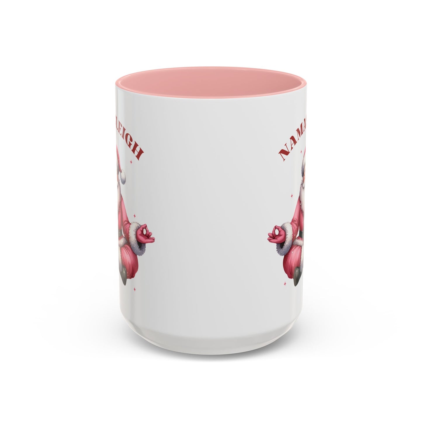 Namasleigh Santa Mug | Yoga Christmas Mug | Funny Holiday Coffee Cup