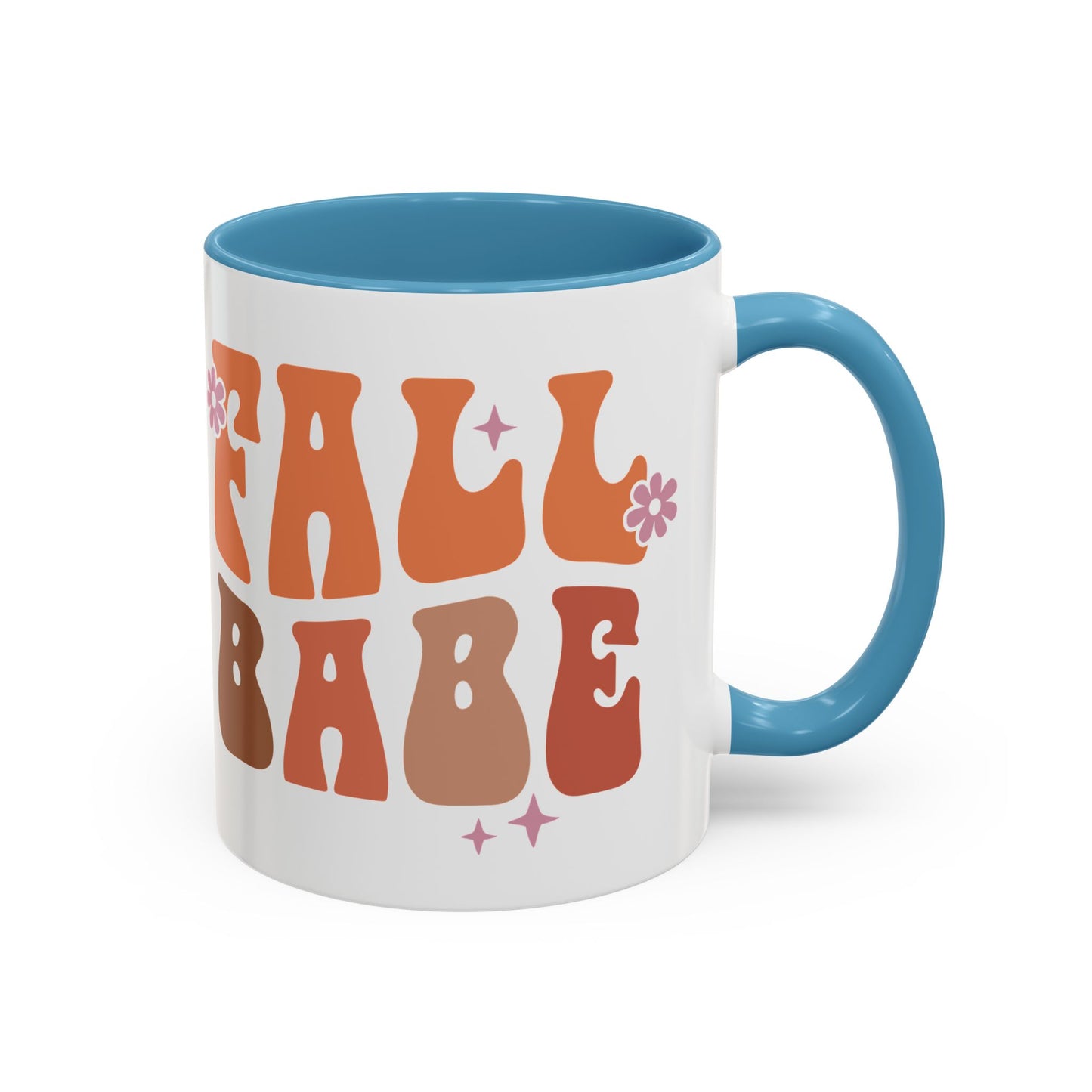 Fall Babe Ceramic Mug - 11oz/15oz Autumn Coffee Cup | Cozy Fall Gift | 5 Color Options | Retro Fall Design Mug