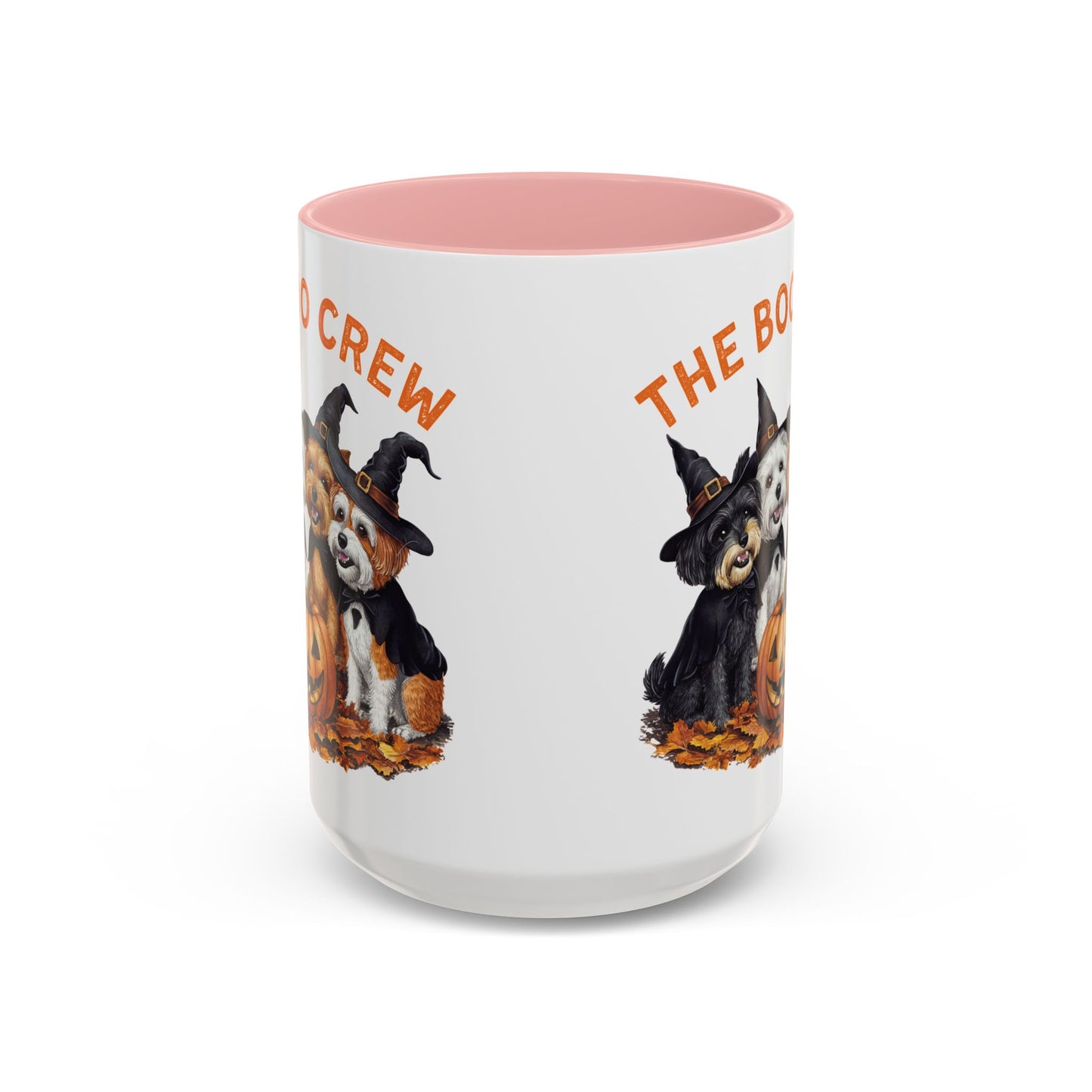 The Boo Crew Halloween Dog Mug | Adorable Dog Pack with Witch Hats | Spooky Fall Coffee Mug | Halloween Gift for Dog Lovers