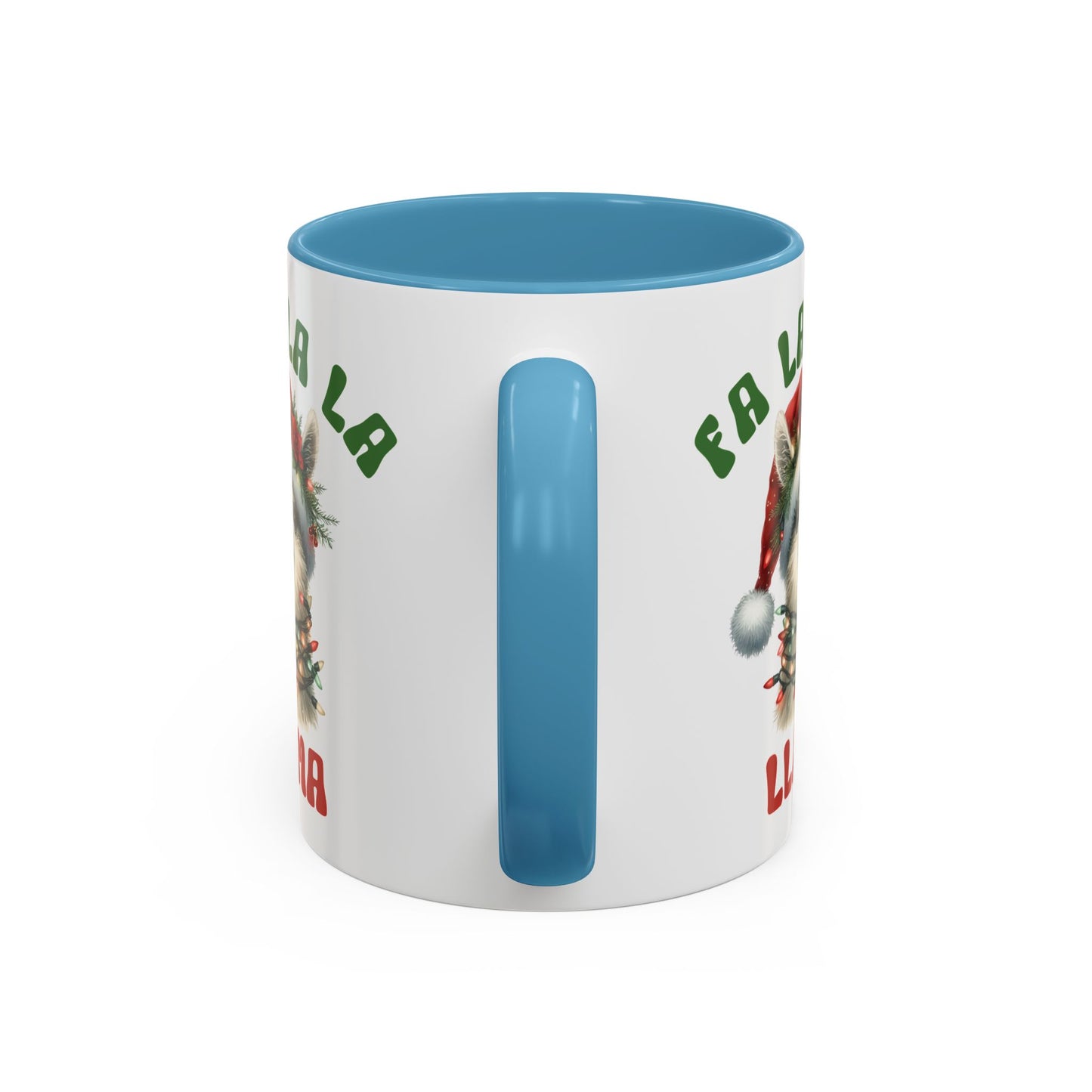 Fa La La La Llama Mug - Adorable Christmas Llama Design - Perfect for Holiday Fun