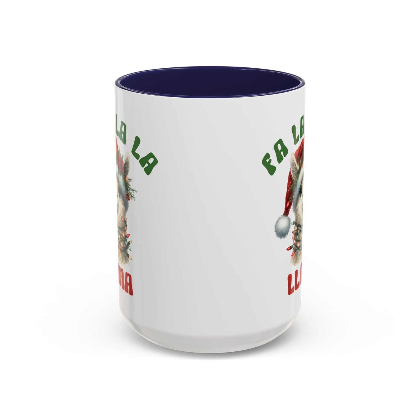 Fa La La La Llama Mug - Adorable Christmas Llama Design - Perfect for Holiday Fun