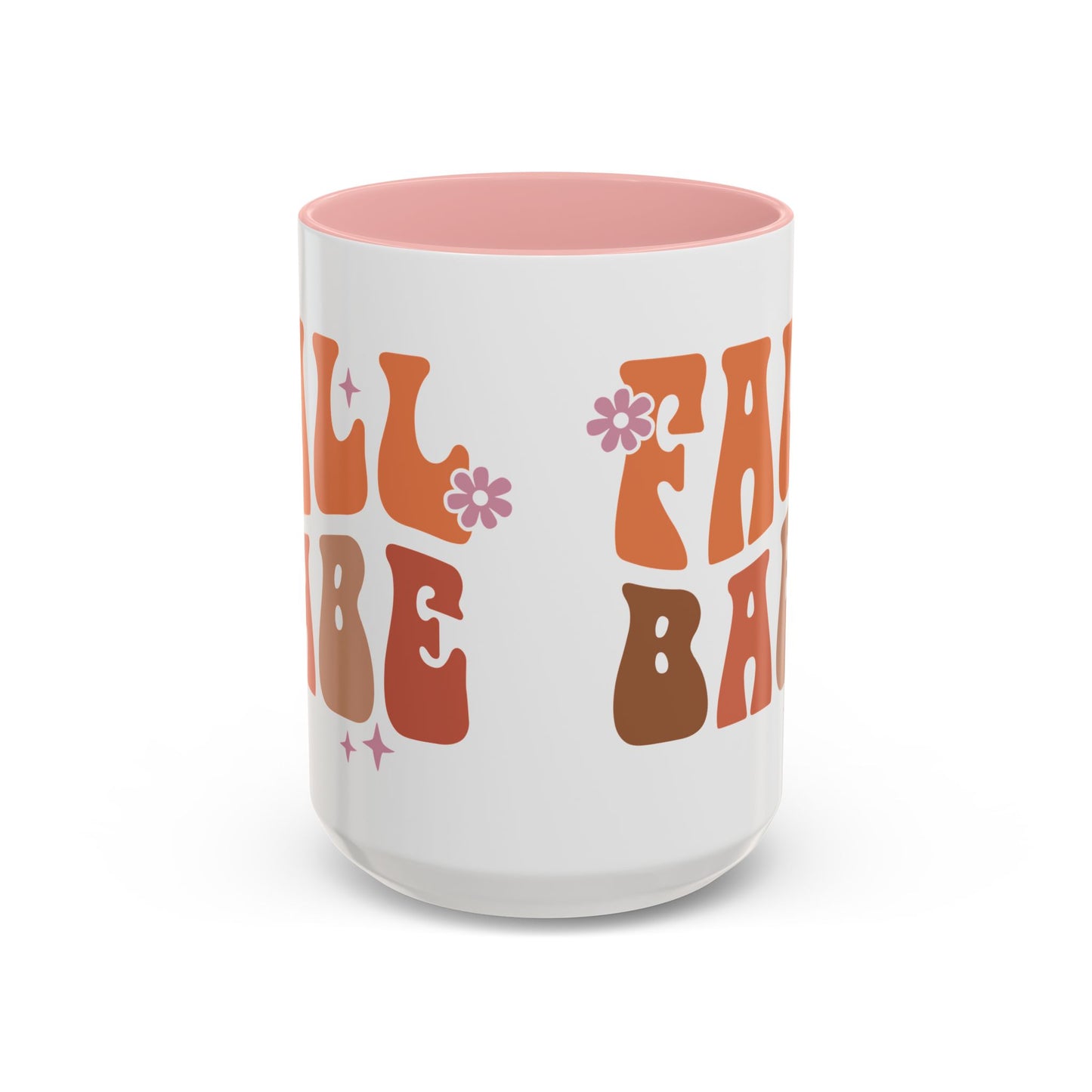 Fall Babe Ceramic Mug - 11oz/15oz Autumn Coffee Cup | Cozy Fall Gift | 5 Color Options | Retro Fall Design Mug