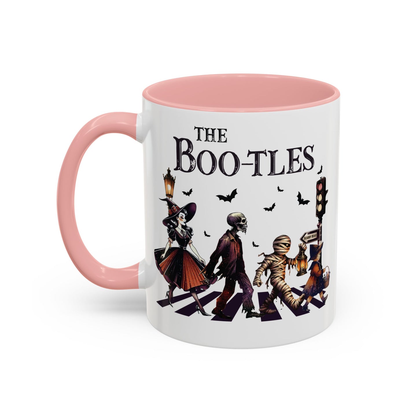 The BOO-tles Halloween Mug | 11oz and 15oz Ceramic Coffee Cup | Funny Halloween Music Design