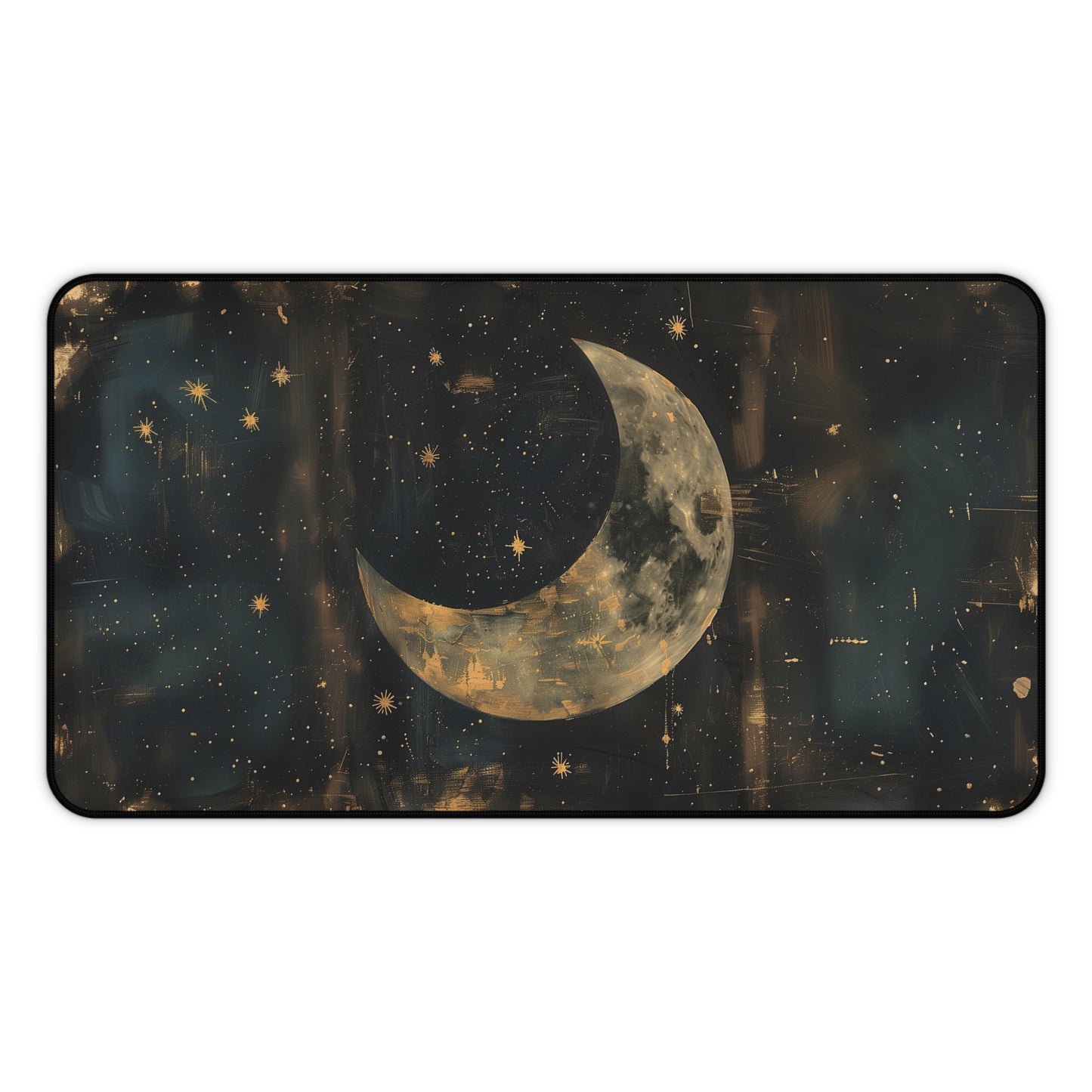 Celestial Moon Desk Mat | Gaming Mouse Pad | Neoprene | Anti-Slip | 3 Sizes Available