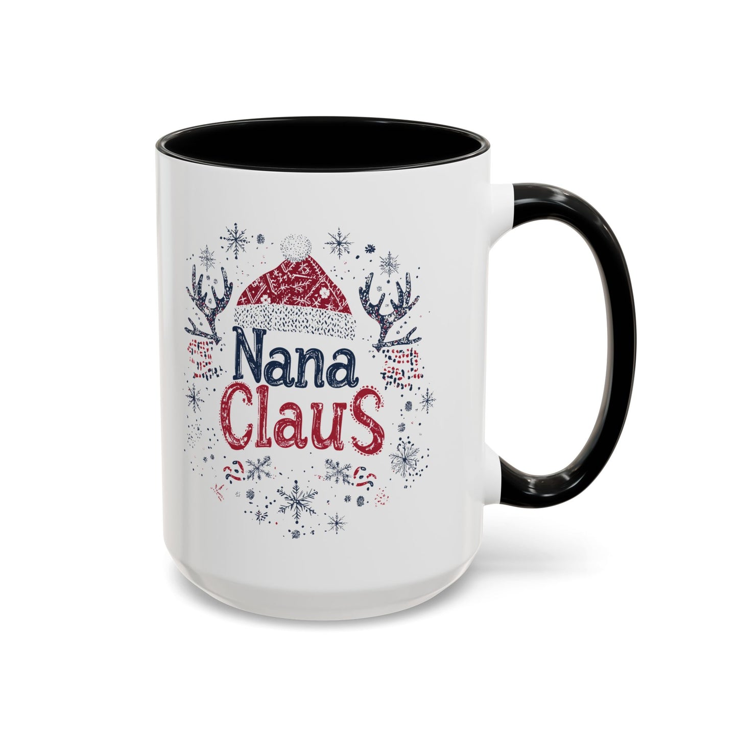 Nana Claus Ceramic Mug - Fun and Festive Christmas Design - Perfect for Grandmas Who Love the Holidays