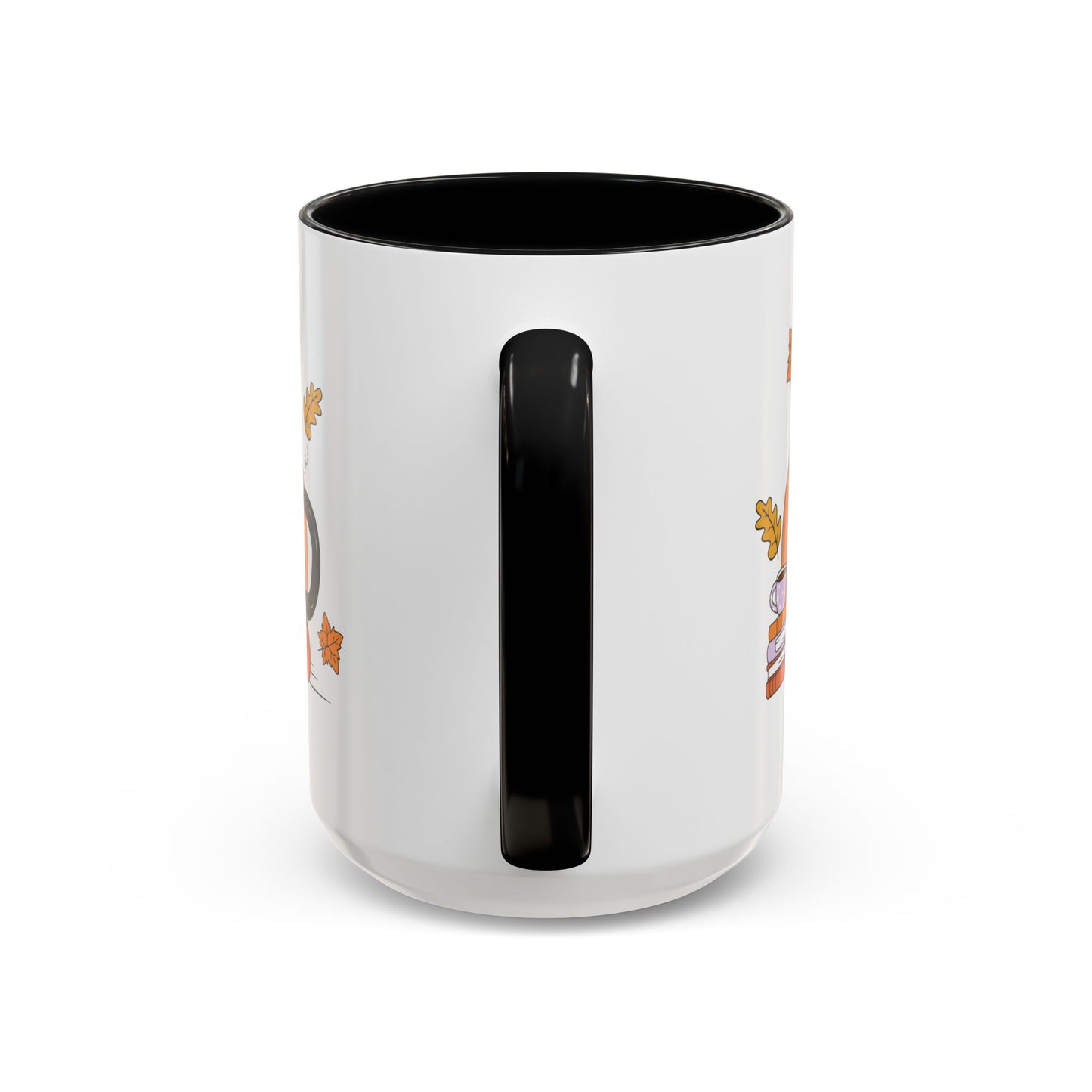 Cozy Ghost in Pumpkin Mug | 11oz and 15oz Ceramic Coffee Cup | Cute Autumn & Halloween Design